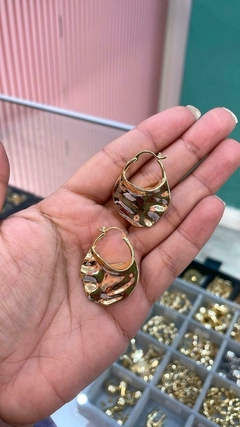 Aros Hojas Gold en internet