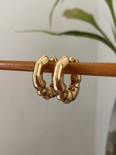 Maxi Argollas Infladas Gold en internet