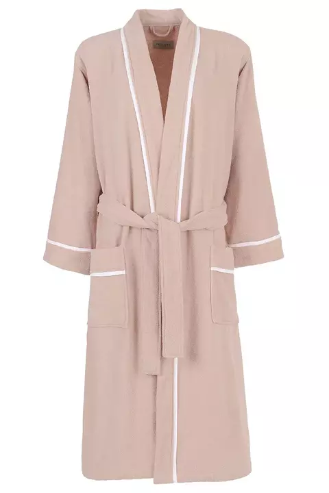 Roupão Trussardi 100% Algodão Feminino Maelle Soft Rosé