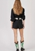 SHORTS LINHO SCALLOPS LINA NK PRETO na internet