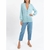 CARDIGAN HANSAMU AZUL CLARO CAROL BASSI na internet