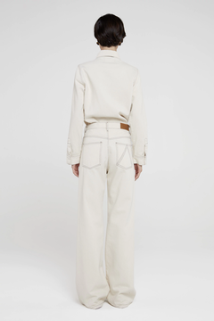 Calça Jeans Imogen Off White Andrea Bogosian na internet