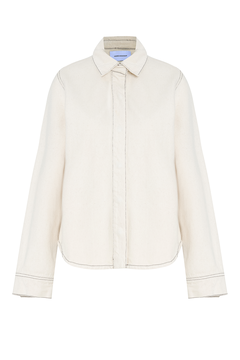 Camisa Jeans Intrax Off White Andrea Bogosian - loja online