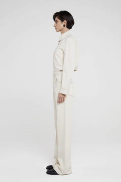 Camisa Jeans Intrax Off White Andrea Bogosian na internet