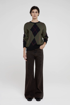 Calça Jeans Imogen Deep Brown Andrea Bogosian