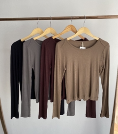 Blusa Canelada Stela Chocris