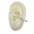 Piercing Fake Hexagonal Fosco - comprar online