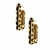 Brinco Retangular Cheetah - comprar online