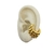 Piercing Fake Triplo Bolinhas