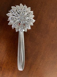 Presilha de cortina prateada - Delicatta Home Decor