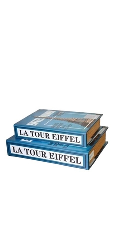 Caixa Livro Decorativo Paris - Tamanho M