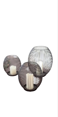 Kit 3 Candelabros (sem velas)