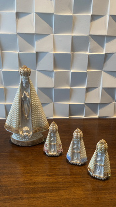 nosa senhora baby c/ detalhes em azul - Delicatta Home Decor