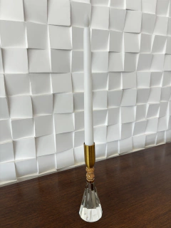 castiçal cristal m - Delicatta Home Decor