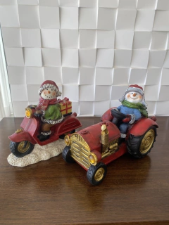 boneco de neve na moto - comprar online