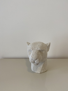escultura cabeça de pantera - comprar online