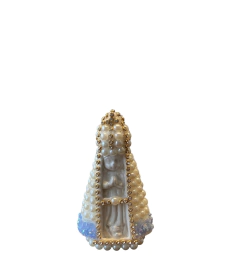 nosa senhora baby c/ detalhes em azul