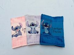 Kit Toalha Lavabo Bordada Personalizada Infantil – Stitch - comprar online
