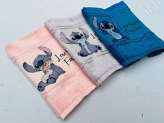 Kit Toalha Lavabo Bordada Personalizada Infantil – Stitch na internet