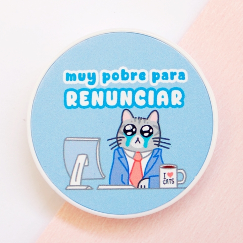 Soporte para celular Muy pobre para renunciar - comprar en línea