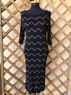 CORI - VESTIDO PRETO TRICOT