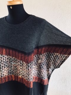 ZARA - BLUSA TRICOT CINZA - P - comprar online