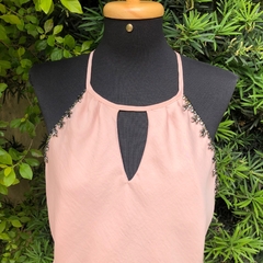 MADU - BLUSA DE ALÇA ROSÊ - comprar online