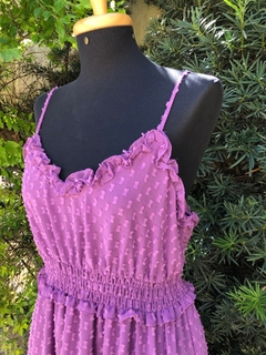 ESMERAL - VESTIDO LONGO ROXO na internet