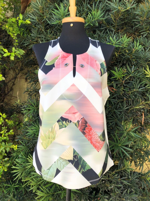 NUAGE - BLUSA REGATA ILHÓS - G