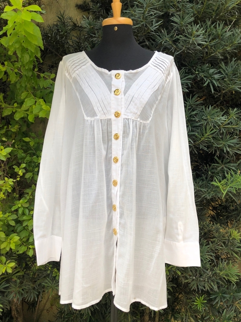 EQUUS - CAMISA BRANCA RENDA