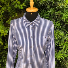 TOMMY HILFIGER - CAMISA AZUL LISTRADA - comprar online