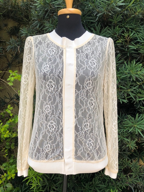 MAIS UM - CASAQUINHO RENDA - P