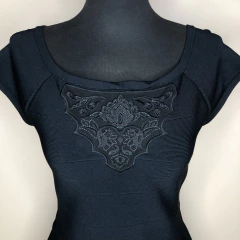 GUESS - VESTIDO BANDAGEM PRETO - M - comprar online