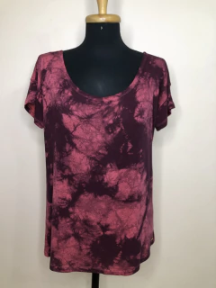 MOB - BLUSA BORDÔ MANCHADA - P