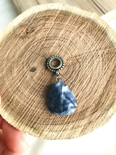 dije de cuarzo azul