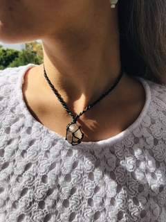 collar Inti cuarzo ahumado