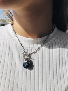 collar vibra agata negra
