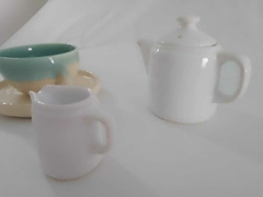 Jarra cremera/lechera/limonera blanca - Alquimia Ceramica