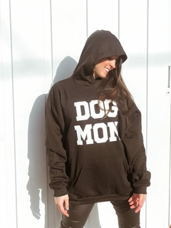 BUZO DOG MOM (NEGRO) - tienda online