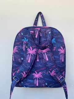 Mochila Média Água Salgada Azul Marinho - CAIS