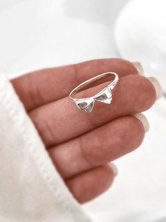 Anillo moño liso P925 en internet