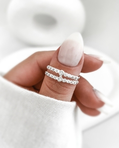 Anillo doble P925 - comprar online