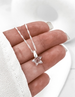Conjunto cadena 40 cm y estrella P925