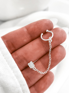 Aro pasante cadena + cuff - comprar online