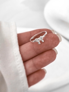 Anillo mini moñito P925 - comprar online