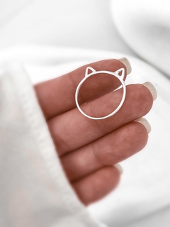 Anillo gato P925 - comprar online