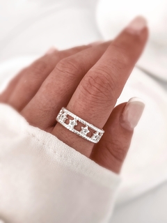 Anillo destellos P925