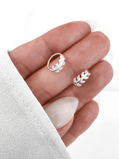 Aros clip laurel (par) - comprar online