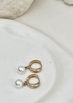 Aros dije perla GF - comprar online
