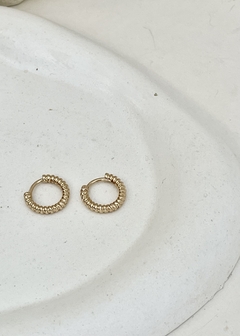 Aros argolla labrada m GF - comprar online